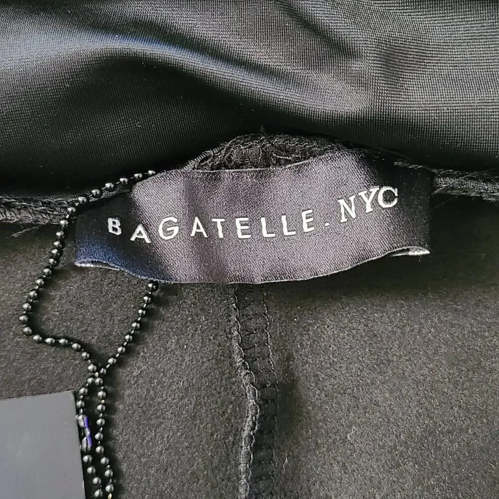 BAGATELLE High Waist Faux Patent Leather‎ Pants 69785 Women's Size Large NEW/NWT